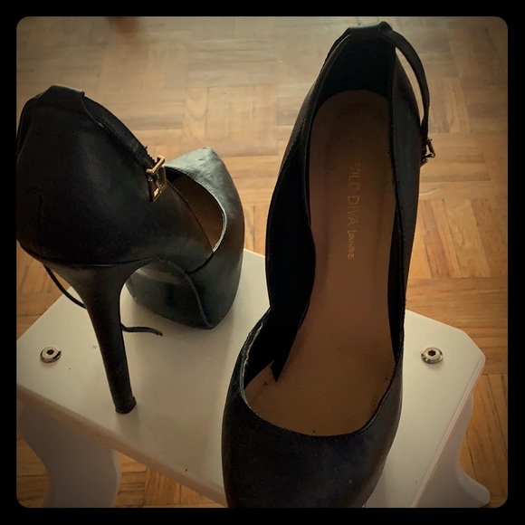 Black wild diva heels - Picture 1 of 3